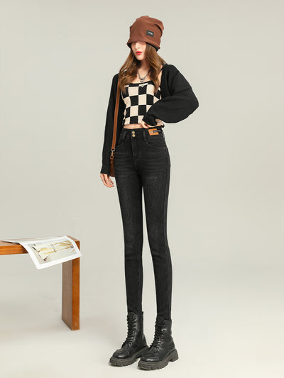 Jeans Térmicos Ajustados para Mujer con Forro Polar - Image 2