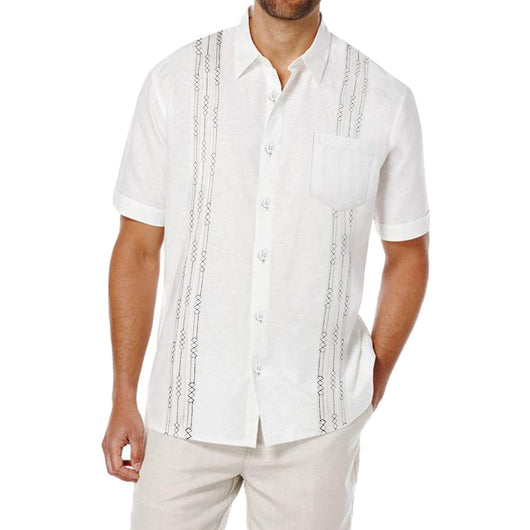 Guayabella Cuba Beach con Bolsillo - Camisa Casual de Lino - Image 8