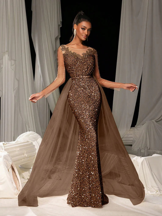 Vestido de Fiesta con Encaje para Mujer - Elegancia Nocturna - Image 23