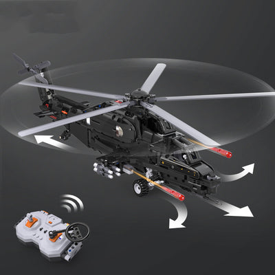 Helicóptero Wuzhi 10 con Control Remoto - Set de Bloques de Construcción Mecánicos - Image 3