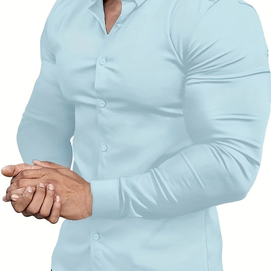 Polo Ejecutivo sin Planchado - Diseño Liso y Versátil - Image 21