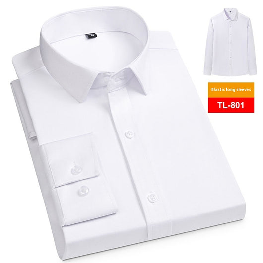 Camisa Casual Ejecutiva Manga Larga Stretch Sin Bolsillos - Image 14