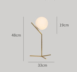 Lámpara de Mesita de Noche en Cobre - Diseño Minimalista y Moderno - Image 14