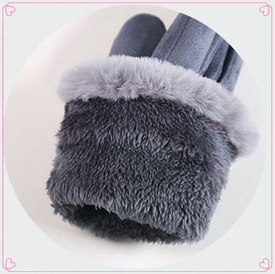 Guantes de Invierno para Conducir con Pelaje - Pantalla Táctil, Impermeables y Cálidos - Image 9