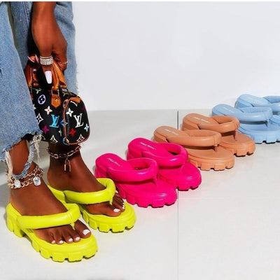 Sandalias Romanas con Plataforma Elevada para Mujer