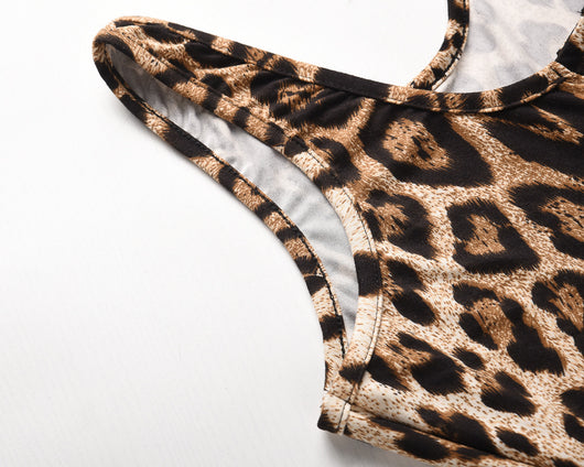 Jumpsuit Leopardo Elegante con Escote en V para Mujer - Image 14