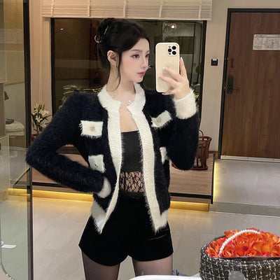 Cardigan Tejido Suelto para Mujer - Abrigo Corto Suave y Acogedor - Image 2