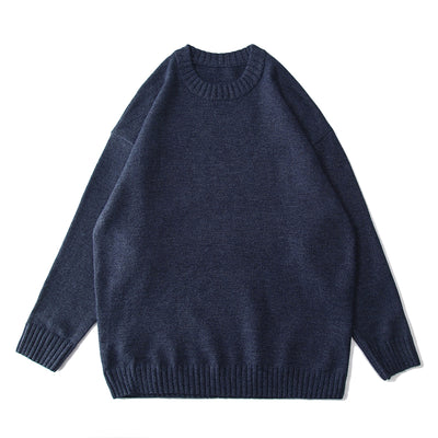 Suéter Retro Universitario Otoño - Pullover Tejido Holgado Unisex - Image 6
