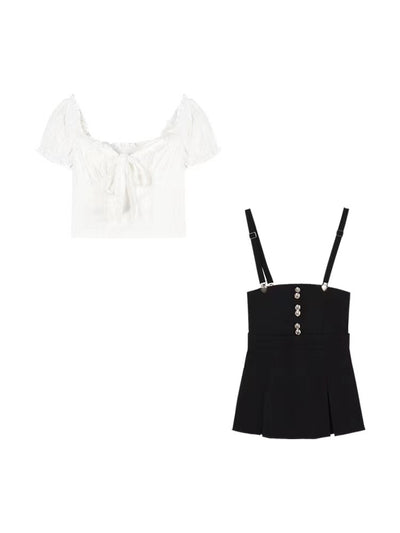 Conjunto Falda con Tirantes y Blusa Estival Dulce - Image 4