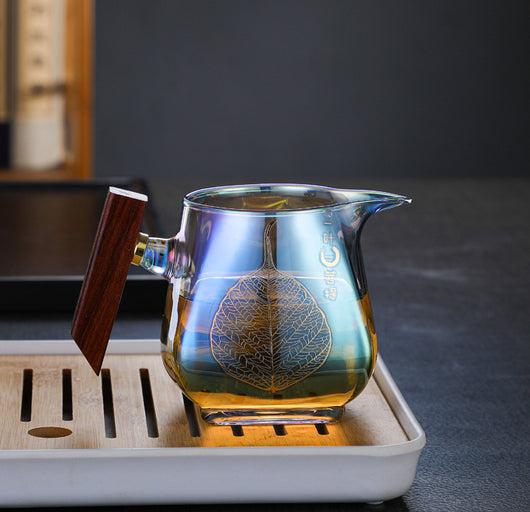 Jarra Dispensadora de Té Bodhi con Asa de Madera y Cristal Transparente - Image 4