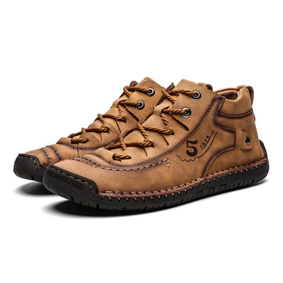 Botas Martin Bajas Cosidas a Mano - Estilo Outdoor Casual para Hombre - Image 5
