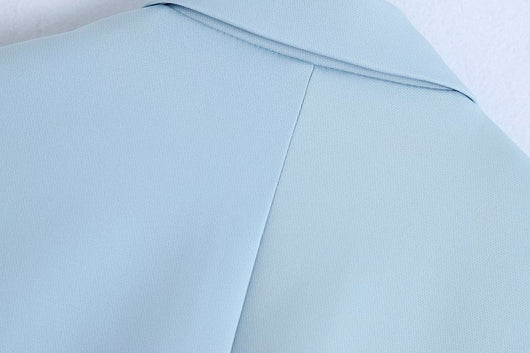 Traje Ejecutivo Cruzado con Pantalón Recto - Image 10