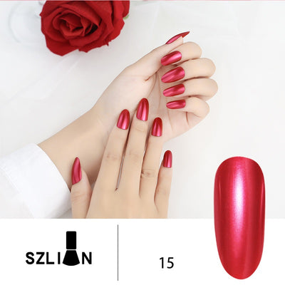 Esmalte de Uñas Espejo Plateado Metalizado de Larga Duración - Image 30