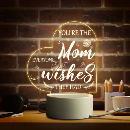 Lámpara Nocturna Cálida Personalizada para Habitación Materna - Image 8