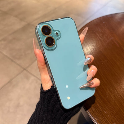 Funda para Teléfono con Cristal Templado Electrochapado y Efecto Hielo - Image 26