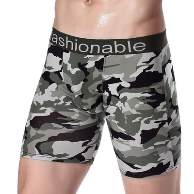 Boxers Largos de Algodón con Estampado Camuflaje para Hombre - Image 6