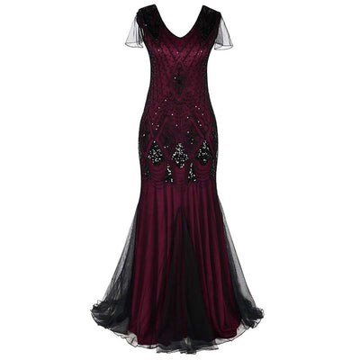 Vestido de Fiesta Talla Grande con Lentejuelas Estilo Vintage - Image 7