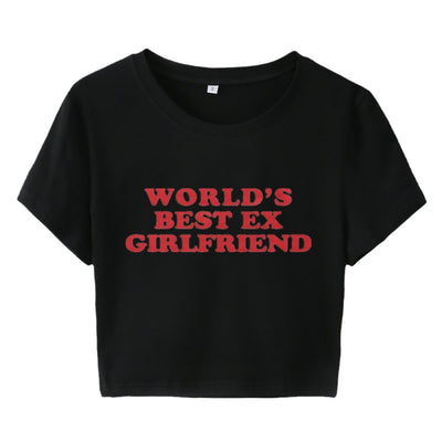 Crop Top Estilo Europeo y Americano con Letras Personalizadas - Image 4