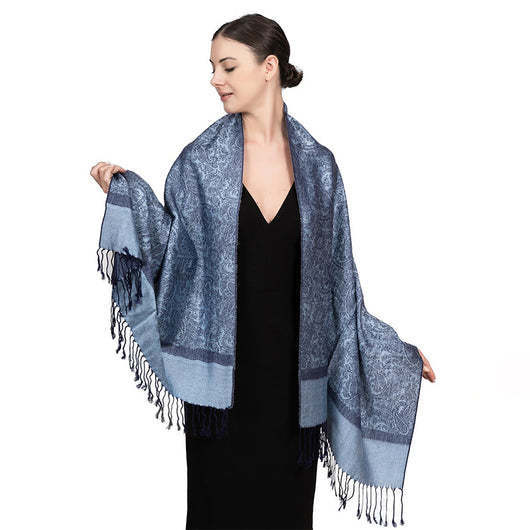 Elegante Chal Ligero de Lujo - Envolvente de Imitación Cashmere para Mujer - Image 8