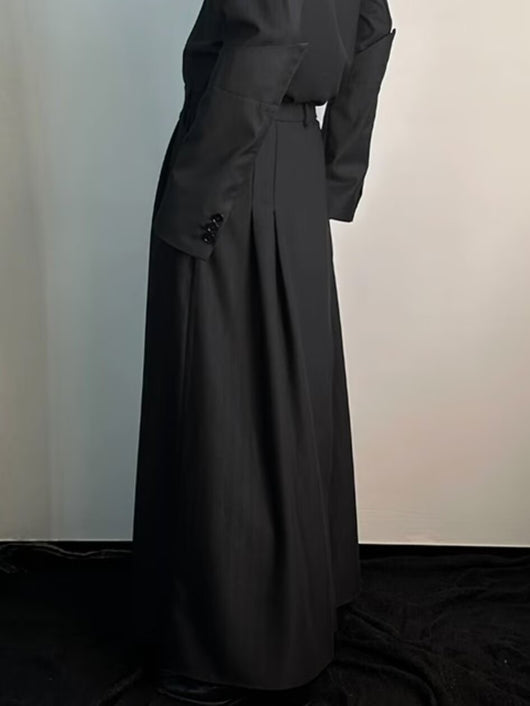 Pantalones Kendo Doble Capa - Diseño Casual Relajado para Hombre - Image 14