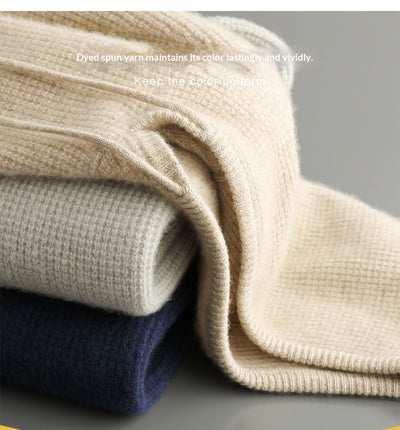 Suéter de Cachemira con Capucha para Otoño e Invierno - Image 20