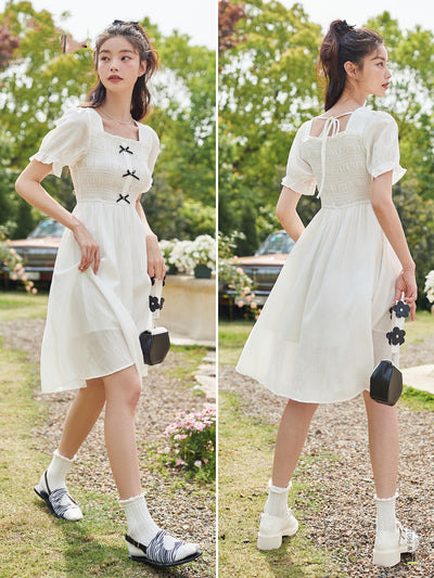 Falda Blanca de Verano con Cintura Suave - Diseño Fairy - Image 5