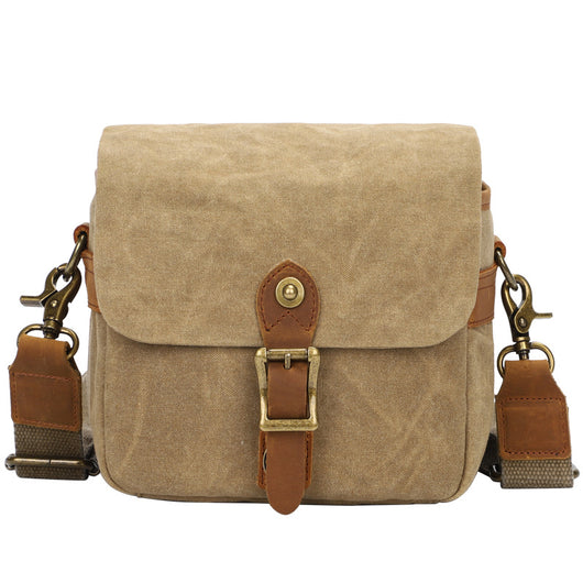 Bolsa para Cámara SLR de Lona de Algodón con Forro Impermeable - Image 6