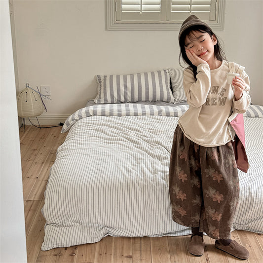 Pantalones Casuales de Algodón Puro para Niños