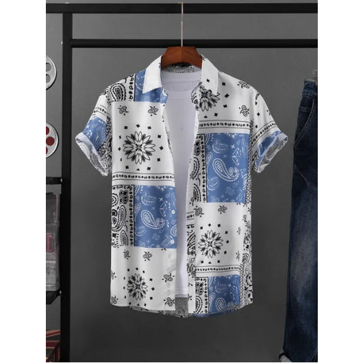 Camisa Hawaiana Casual con Estampado Creativo para Hombre - Image 7