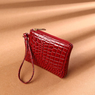 Cartera Clutch de Cuero PU Color Sólido - Image 5