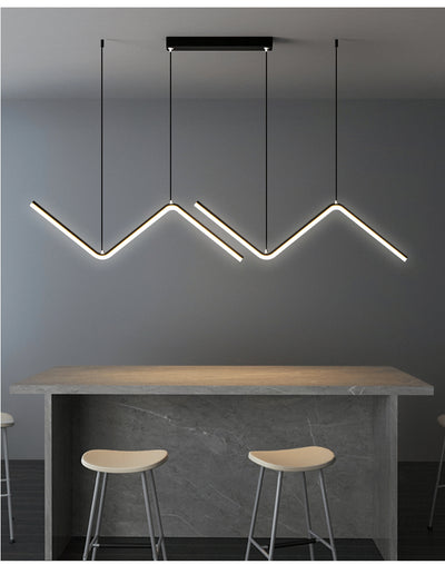 Lámpara de Techo Minimalista Moderna con Diseño Geométrico Irregular - Image 10