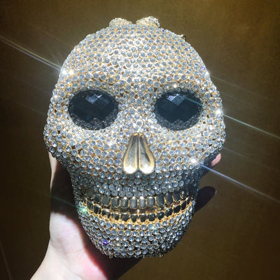 Organizador de Cena con Diseño de Calavera de Diamante para Mujer - Image 16
