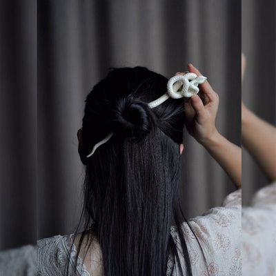Pasador Retro con Carácter Chino para el Cabello