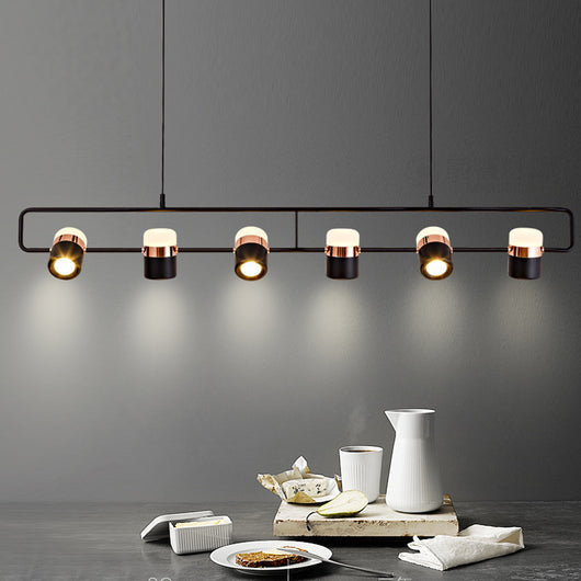Lámpara Colgante Lineal Minimalista para Comedor - Image 12