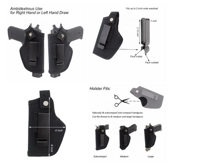 Riñonera Táctica Nylon para Pistola - Image 16