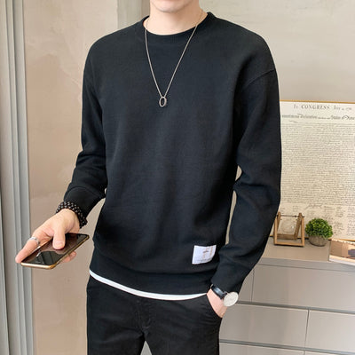 Suéter Versátil para Primavera y Otoño - Camiseta Base Hombre - Image 4