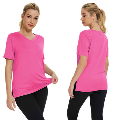 Blusa Suelta de Verano Cuello Redondo con Abertura Lateral - Image 14