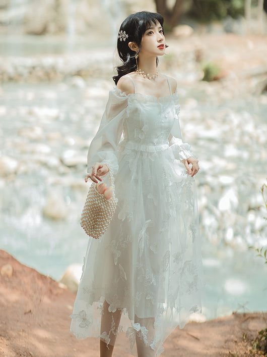 Vestido Blanco con Moño 3D - Colección Super Fairy - Image 8