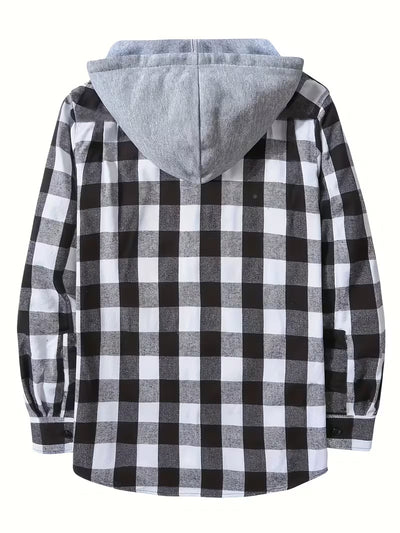Sudadera Hoodie Cuadros para Hombre - Manga Larga - Image 20