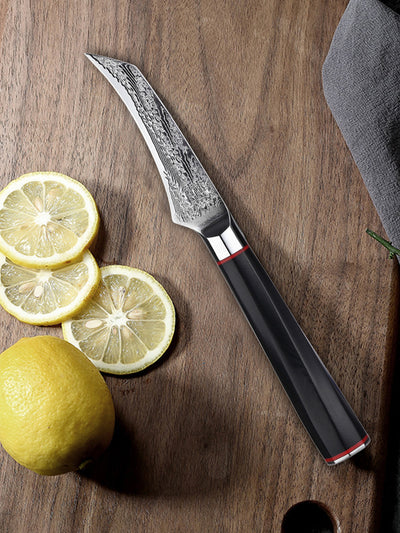 Cuchillo de Cocina Damasco Japonés Premium para Frutas y Verduras - Image 5