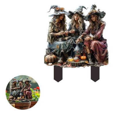 Adorno Colgante de Acrílico - Tres Brujas Brindando y Riendo - Image 12