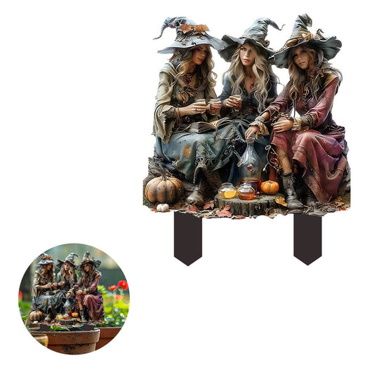 Adorno Colgante de Acrílico - Tres Brujas Brindando y Riendo - Image 12