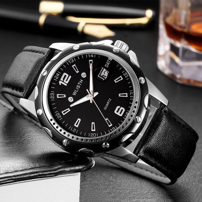 Reloj de Negocios Impermeable para Hombre con Calendario y Cuarzo - Image 4
