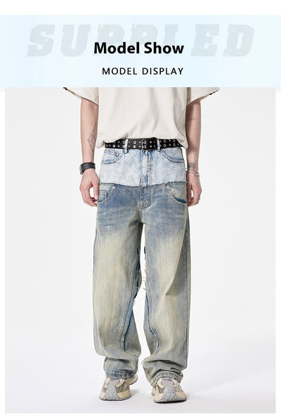 Pantalones Denim Rectos Oversize para Hombre - Image 20