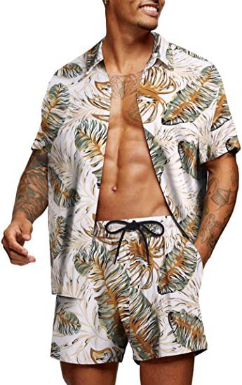 Conjunto de Camisas Juveniles con Estampado Floral Hawaiano - Image 8