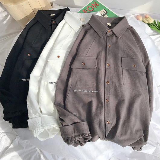 Camisa Suelta y Desenfadada con Forro de Red - Estilo Urbano Moderno - Image 11