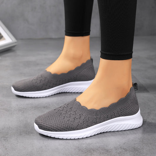 Zapatos Deportivos Tejidos Voladores Talla Grande para Mujer - Image 7
