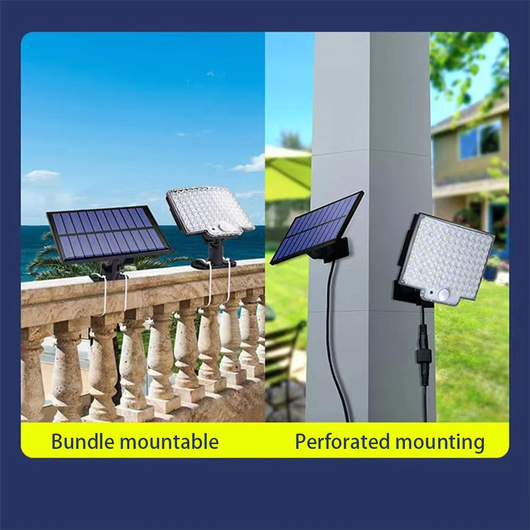 Foco Solar LED Inteligente Exterior 106LED - Sensor Movimiento, Control Remoto, 3 Modos - Image 8