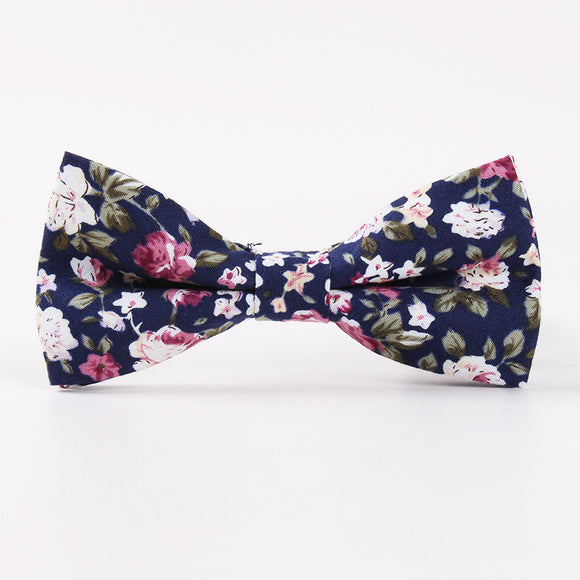 Corbatín Estampado de Algodón para Hombre - Estilo Business Casual