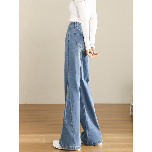 Jeans Cintura Alta Acampanados con Diseño Artístico para Mujer - Image 4